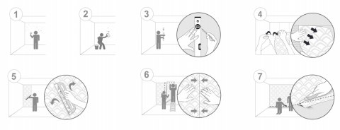 Fototapeta samoprzylepna - Mozaika, Lilie