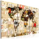 Obraz - Mapa Graffiti, Banksy