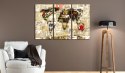 Obraz - Mapa Graffiti, Banksy
