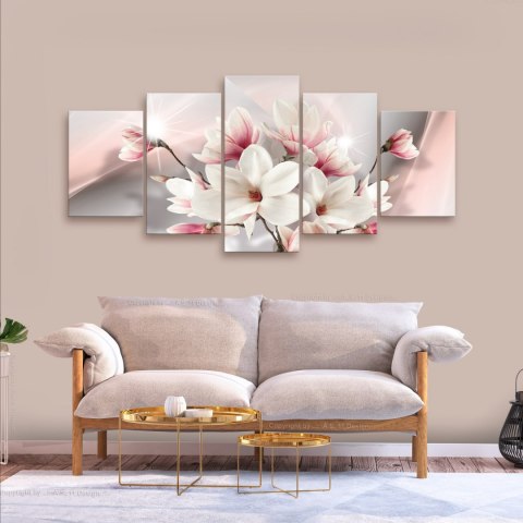 Obraz 5-częściowy - Magnolia w rozkwicie Obraz 5-częściowy - Magnolia w rozkwicie