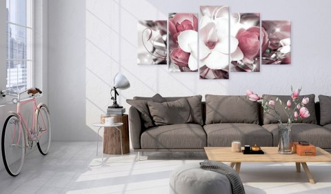 Obraz 5-częściowy - Rubinowa Magnolia Obraz 5-częściowy - Rubinowa Magnolia