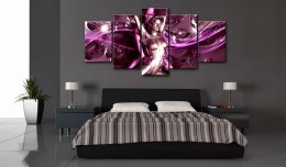 OBRAZ NA ŚCIANĘ DO SALONU, 100 x 50 cm, 5 CZĘŚCIOWY - Energia zmysłów