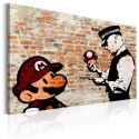 Obraz - Cegła, Mario, Banksy