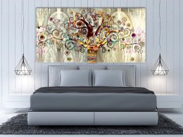 OBRAZ NA ŚCIANĘ DO SALONU, 60 x 30 cm, 3 CZĘŚCIOWY - Drzewo życia