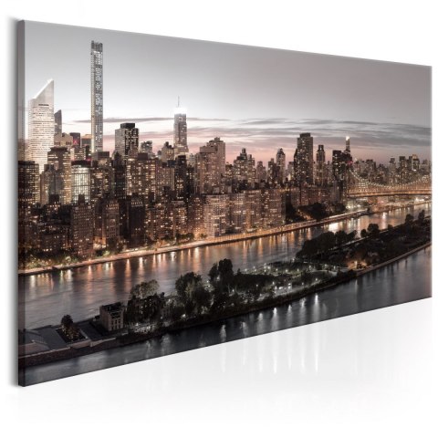 Obraz 3-częściowy - Manhattan o zmierzchu Obraz 3-częściowy - Manhattan o zmierzchu