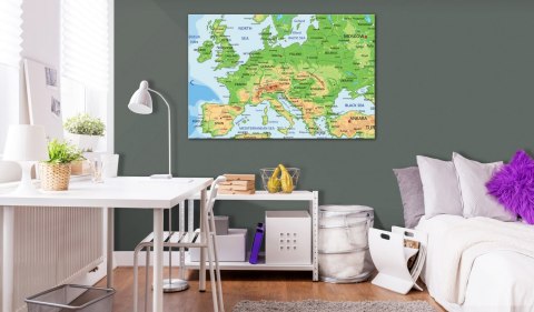 Obraz - Mapa Europy Obraz - Mapa Europy