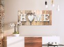Obraz - Napis Home na deskach