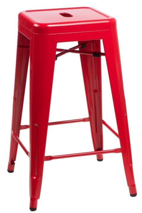 METALOWY HOKER LOFT ARTPRO - CZERWONY, INDUSTRIALNY STOŁEK BAROWY METALOWY HOKER LOFT ARTPRO - CZERWONY, INDUSTRIALNY STOŁEK BAROWY