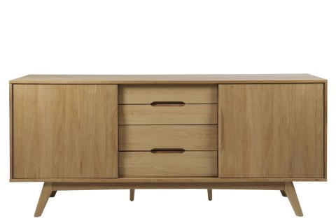 KOMODA AUMENTO, DĘBOWA, OLEJOWANA, RETRO, VINTAGE, LATA 70, SZUFLADY, SALON