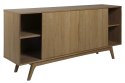 KOMODA AUMENTO, DĘBOWA, OLEJOWANA, RETRO, VINTAGE, LATA 70, SZUFLADY, SALON