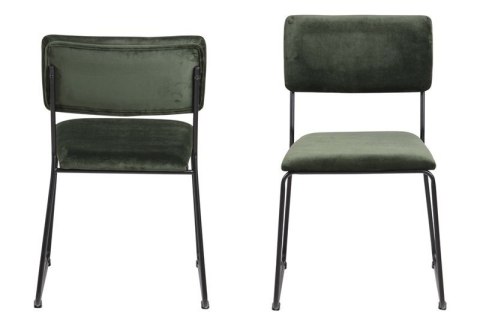 Krzesło Opera ZIELONE, metal, welur, eleganckie, do kuchni, do jadalni Krzesło Opera ZIELONE, metal, welur, eleganckie, do kuchni, do jadalni