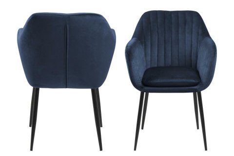 GRANATOWE KRZESŁO GLAMOUR Z PODŁOKIETNIKAMI, DO SALONU, ELEGANCKIE GRANATOWE KRZESŁO GLAMOUR Z PODŁOKIETNIKAMI, DO SALONU, ELEGANCKIE