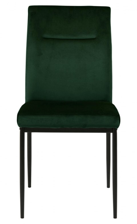 ELEGANCKIE CIEMNE ZIELONE KRZESŁO, CZARNY METAL, DO JADALNI, GLAMOUR ELEGANCKIE CIEMNE ZIELONE KRZESŁO, CZARNY METAL, DO JADALNI, GLAMOUR
