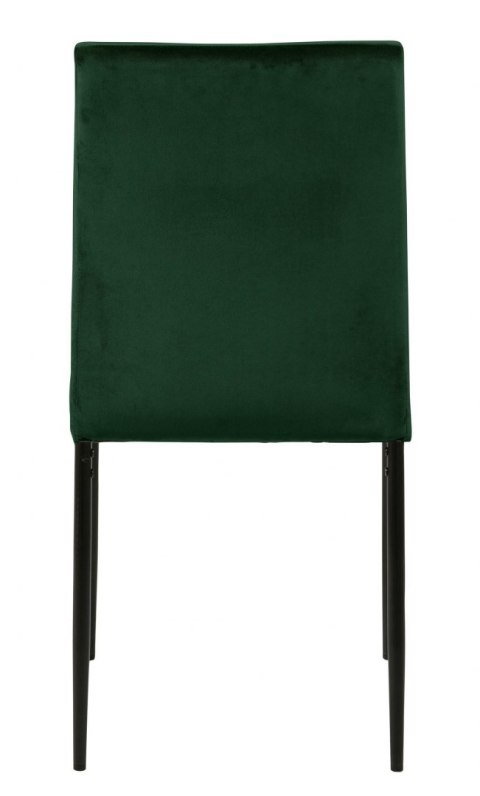 ELEGANCKIE CIEMNE ZIELONE KRZESŁO, CZARNY METAL, DO JADALNI, GLAMOUR ELEGANCKIE CIEMNE ZIELONE KRZESŁO, CZARNY METAL, DO JADALNI, GLAMOUR