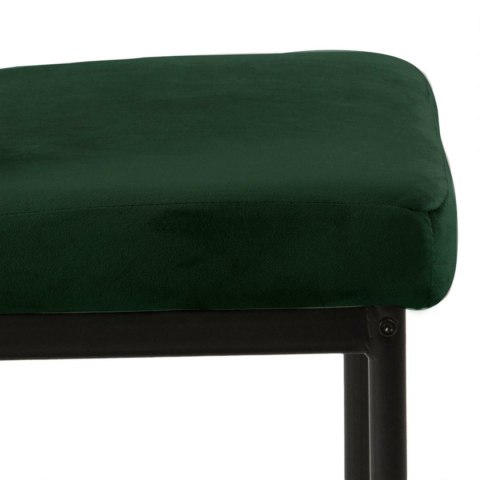 ELEGANCKIE CIEMNE ZIELONE KRZESŁO, CZARNY METAL, DO JADALNI, GLAMOUR ELEGANCKIE CIEMNE ZIELONE KRZESŁO, CZARNY METAL, DO JADALNI, GLAMOUR