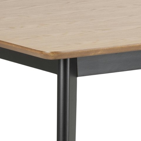 STÓŁ ROX, DĄB, CZARNE NOGI, PROSTOKĄT, LOFT, DO SALONU, DO JADALNI, 120 CM STÓŁ ROX, DĄB, CZARNE NOGI, PROSTOKĄT, LOFT, DO SALONU, DO JADALNI, 120 CM
