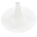 OKRĄGŁY STÓŁ TULIP, BIAŁY, NA JEDNEJ NODZE, 80 CM, DO SALONU, JADALNI