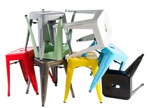 METALOWY ŻÓŁTY TABORET, STOŁEK - ARTPRO LOFT, INDUSTRIALNY, DO KUCHNI METALOWY ŻÓŁTY TABORET, STOŁEK - ARTPRO LOFT, INDUSTRIALNY, DO KUCHNI