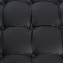 Fotel Barcelona - BARCELON CHAIR - czarna ekoskóra
