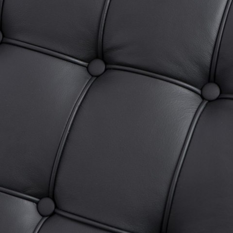 Sofa BA2 2 osobowa, czarna skóra naturalna Sofa BA2 2 osobowa, czarna skóra naturalna