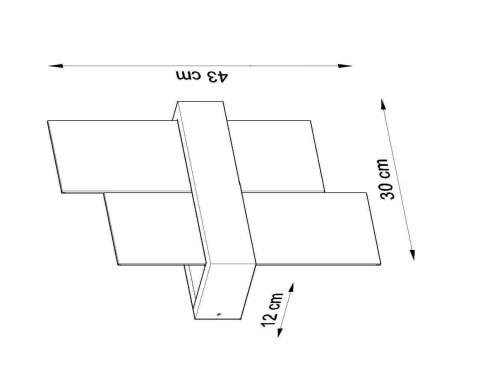 NOWOCZESNY KINKIET WENGE, DREWNO, BIAŁE SZKŁO