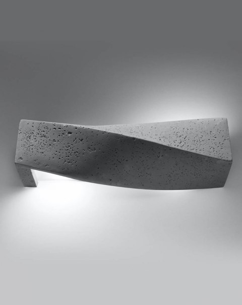ASYMETRYCZNY POZIOMY KINKIET SIGMA, BETON, INDUSTRIALNY ASYMETRYCZNY POZIOMY KINKIET SIGMA, BETON, INDUSTRIALNY