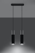 Lampa wisząca BORGIO 2 czarny