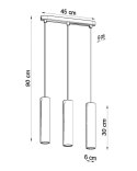 Lampa wisząca LINO 3L