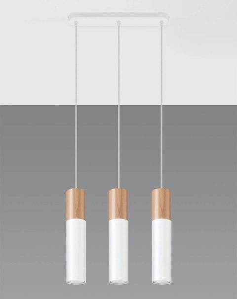 Lampa wisząca PABLO 3L biała Lampa wisząca PABLO 3L biała