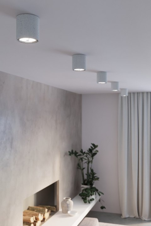 NOWOCZENY MAŁY BETONOWY PLAFON, LOFT, GU 10 NOWOCZENY MAŁY BETONOWY PLAFON, LOFT, GU 10