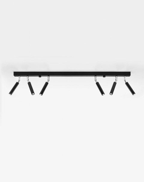 NOWOCZESNY REGULOWANY PLAFON, 6 LAMP, CZARNY, G9 NOWOCZESNY REGULOWANY PLAFON, 6 LAMP, CZARNY, G9