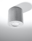 NOWOCZESNY OKRĄGŁY PLAFON, BETON, SALON, LOFT, G9