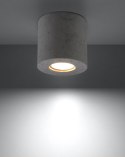 NOWOCZESNY OKRĄGŁY PLAFON, BETON, SALON, LOFT, G9