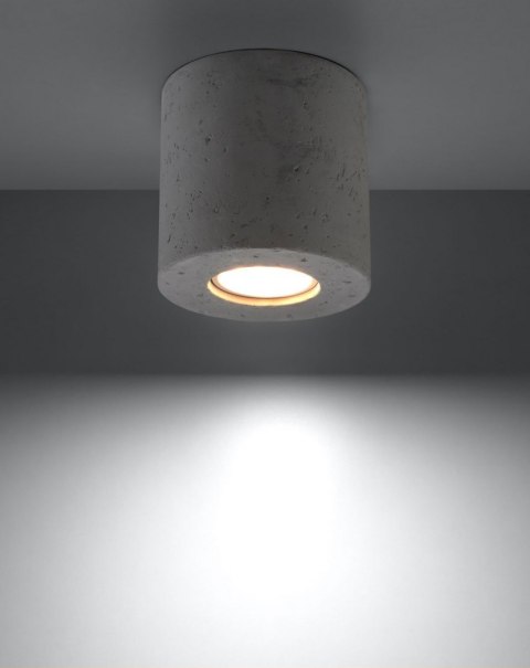 NOWOCZESNY OKRĄGŁY PLAFON, BETON, SALON, LOFT, G9 NOWOCZESNY OKRĄGŁY PLAFON, BETON, SALON, LOFT, G9