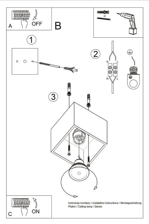MAŁY BETONOWY PLAFON, KWADRAT, LOFT, KORTYARZ MAŁY BETONOWY PLAFON, KWADRAT, LOFT, KORTYARZ