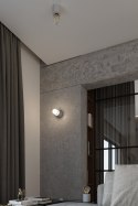 IDUSTRIALNY MAŁY PLAFON - LOFT, BETON, ŻARÓWKA E27