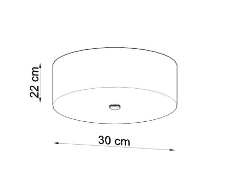 NOWOCZESNY BIAŁY PLAFON, OKRĄGŁY, 30 cm, 3 x E27 NOWOCZESNY BIAŁY PLAFON, OKRĄGŁY, 30 cm, 3 x E27