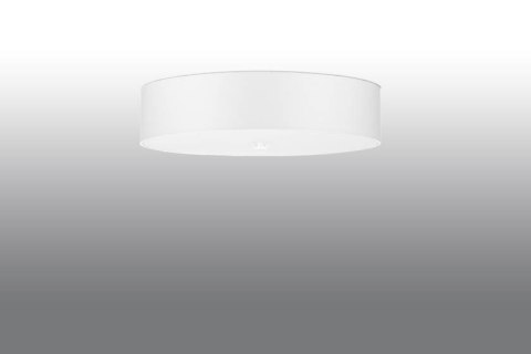 NOWOCZESNY BIAŁY PLAFON, OKRĄGŁY, 50 cm, 5 x E27 NOWOCZESNY BIAŁY PLAFON, OKRĄGŁY, 50 cm, 5 x E27