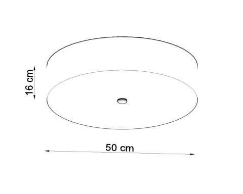 NOWOCZESNY BIAŁY PLAFON, OKRĄGŁY, 50 cm, 5 x E27 NOWOCZESNY BIAŁY PLAFON, OKRĄGŁY, 50 cm, 5 x E27
