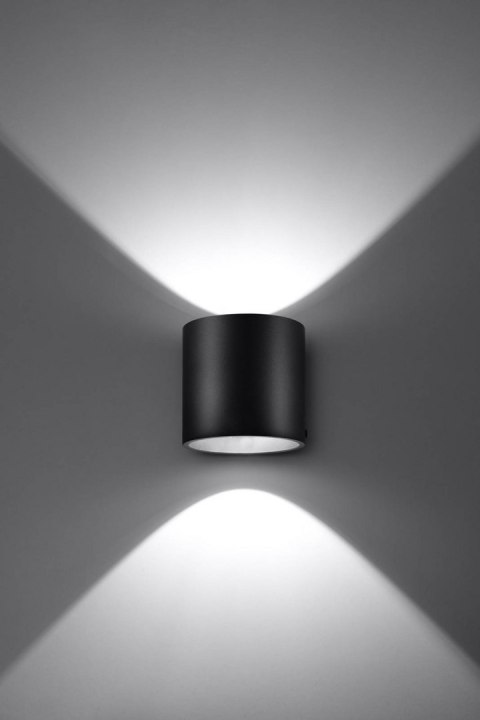 CZARNY OWALNY KINKIET ŚCIENNY, LAMPA ŚCIENNA 12 CM, G9, ŚWIATŁO GÓRA DÓŁ CZARNY OWALNY KINKIET ŚCIENNY, LAMPA ŚCIENNA 12 CM, G9, ŚWIATŁO GÓRA DÓŁ