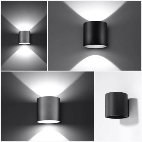 CZARNY OWALNY KINKIET ŚCIENNY, LAMPA ŚCIENNA 12 CM, G9, ŚWIATŁO GÓRA DÓŁ CZARNY OWALNY KINKIET ŚCIENNY, LAMPA ŚCIENNA 12 CM, G9, ŚWIATŁO GÓRA DÓŁ