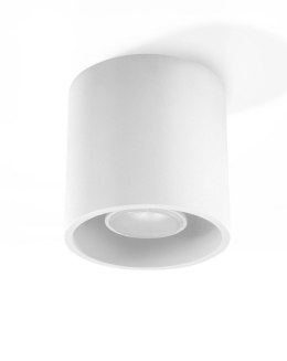 MAŁY BIAŁY PLAFON, OKRĄGŁY, DO SALONU, LAMPA LOFT, NOWOCZESNY 10 CM, G9
