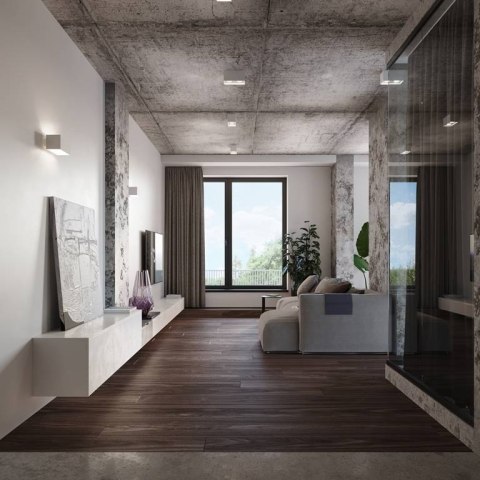 PODWÓJNY BIAŁY PLAFON, PROSTOKĄT, LOFT, KORTYARZ PODWÓJNY BIAŁY PLAFON, PROSTOKĄT, LOFT, KORTYARZ