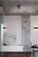 PODWÓJNY CZARNY PLAFON, PROSTOKĄT, LOFT, KORTYARZ