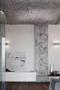 PODWÓJNY SZARY PLAFON, PROSTOKĄT, LOFT, KORTYARZ