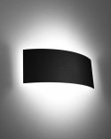 STALOWY KINKIET, MINIMALISTYCZNY, ELEGANCKI CZARNY