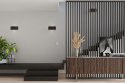 STALOWY KINKIET, MINIMALISTYCZNY, ELEGANCKI CZARNY