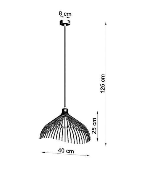 Lampa wisząca UMB czarny Lampa wisząca UMB czarny