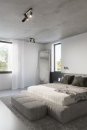 REGULOWANY CZARNY PLAFON, NOWOCZESNY SPOT 2 x GU10
