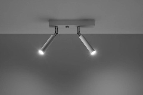 NOWOCZESNY REGULOWANY PLAFON, 2 LAMPY, BIAŁY, G9 NOWOCZESNY REGULOWANY PLAFON, 2 LAMPY, BIAŁY, G9